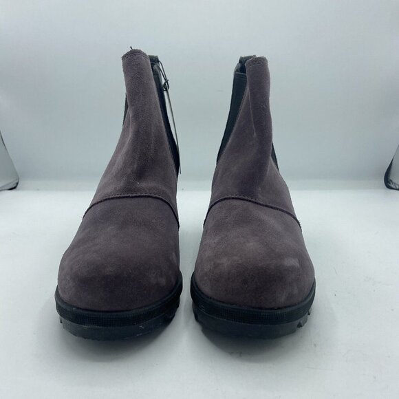 Sorel Joan of Arctic Wedge II Women’s 7 EUR 38 Chelsea Booties Purple Sage Suede - Picture 4 of 7
